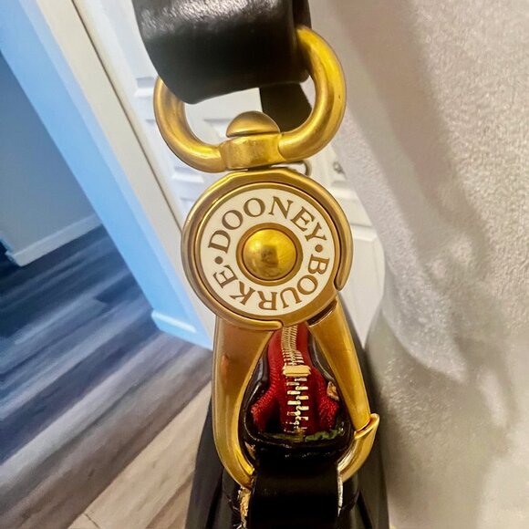 Dooney & Bourke Large Cassidy Florentine Vacchetta Leather Hobo Bag Purse WOW - Picture 15 of 16